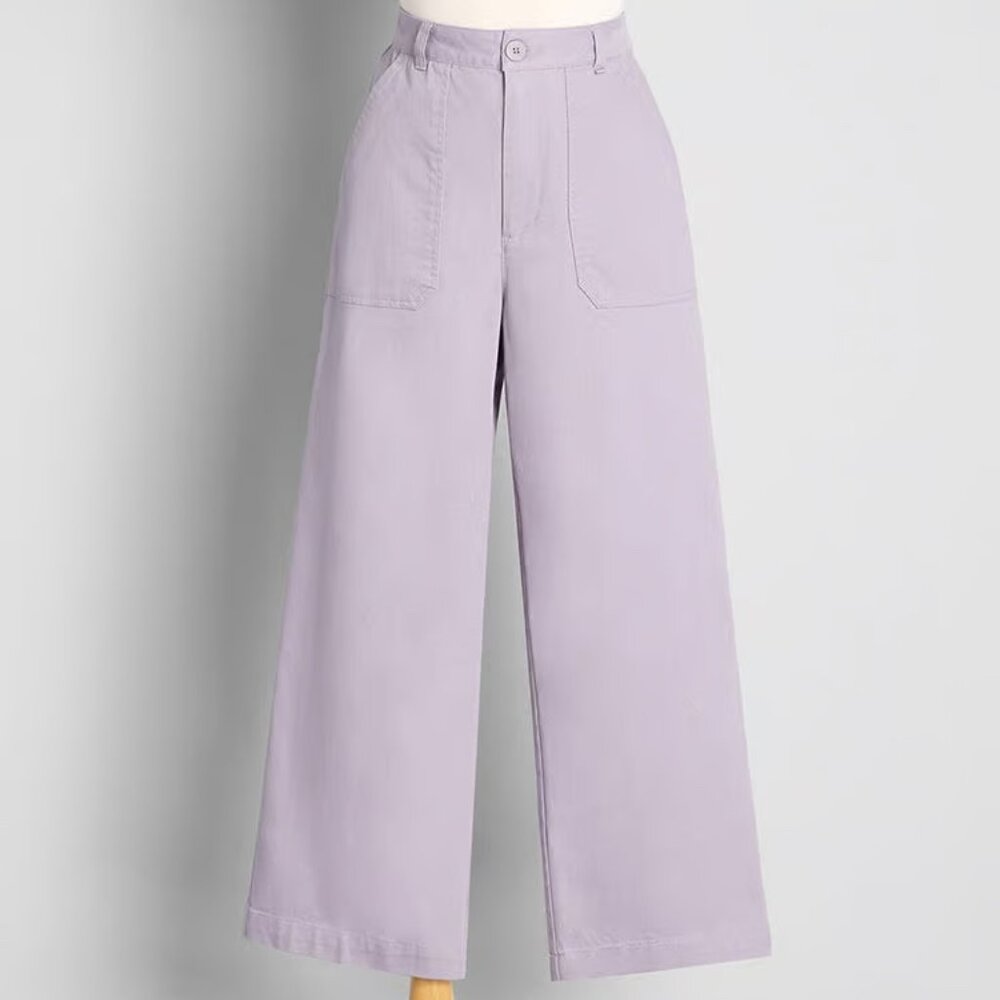 Princess Highway Trusting My Instincts Wide-Leg Pants - Lilac
